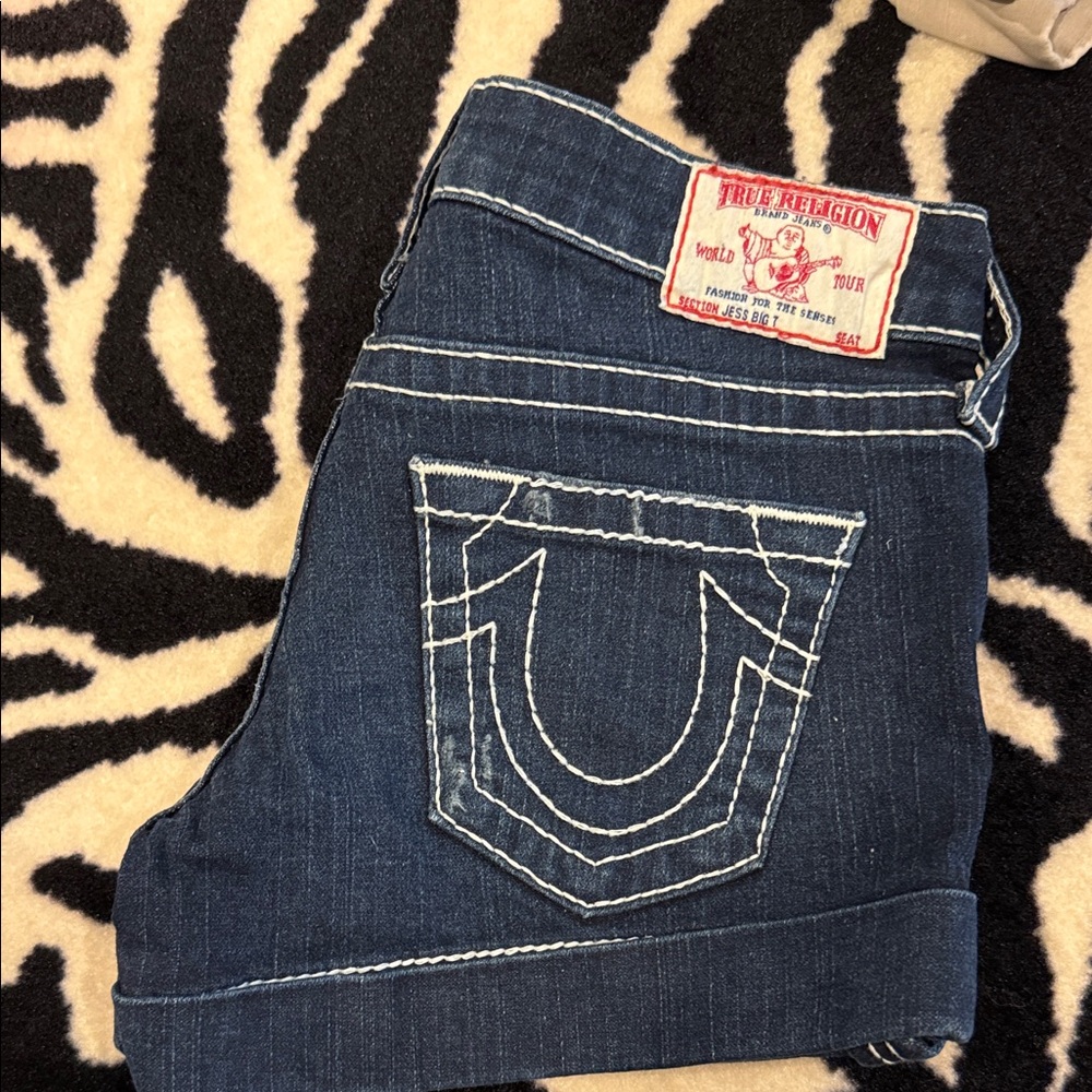 True Religion Women's Dark Blue Boot Cut Jeans
